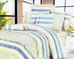 纯棉色织提花四件套 居家档次之选，尽显品质生活